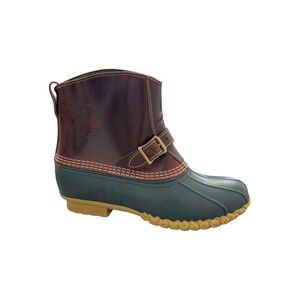 L.L. BEAN Leather 9" Pull-on Snow Duck Boots (BGRADE)Men's GM( 8M)